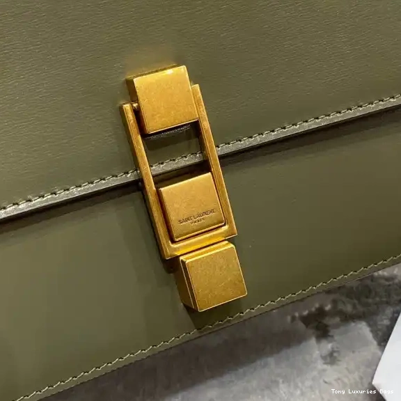 Tony Luxuries SATCHEL LEATHER LOULOU YSL CARRE SMOOTH IN 0615